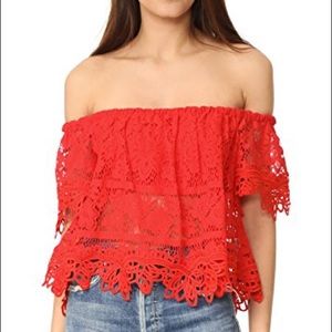 Free People off-the-shoulder top